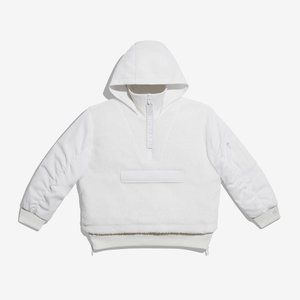 Adidas Originals X Ivy Park Sherpa 1/2 Zip Layered Jacket